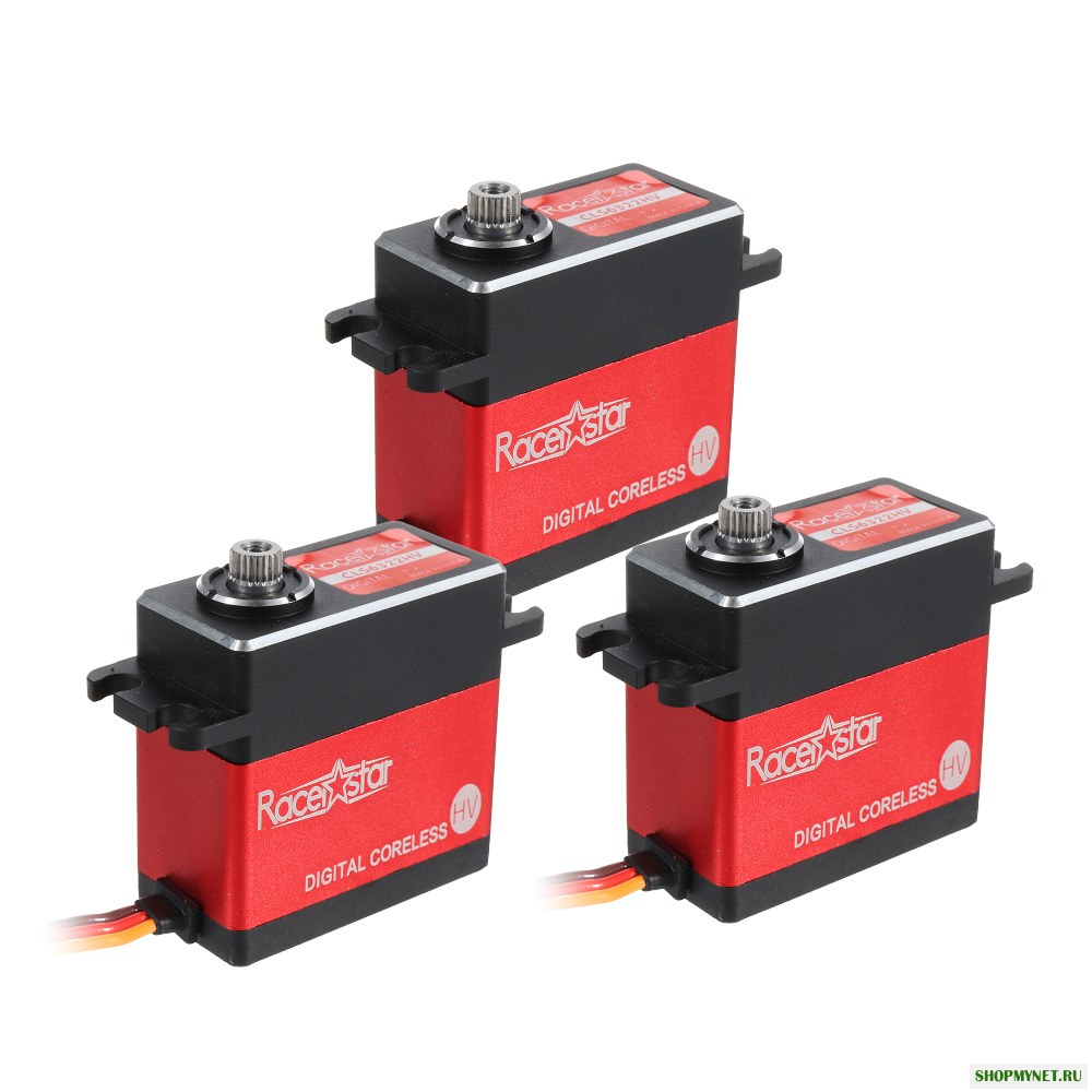 3PCS Racerstar CLS6322HV 120 ° 21KG Coreless Digital Сервопривод Для автомата перекоса 600/650/700 RC Вертолет Самолет Авто